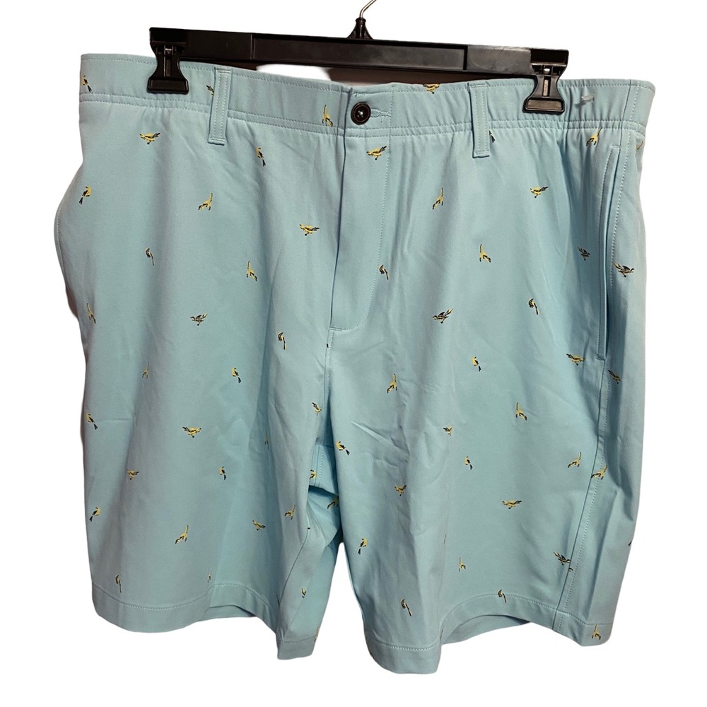 NWT UA Under‎ Armour Men's Printed Golf Shorts Blue/Birds Size 40